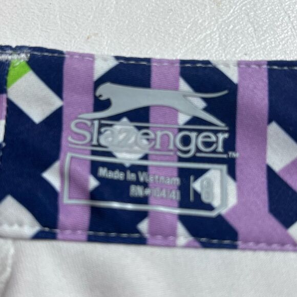 Slazenger Purple and Blue Mini Pencil Skorts Casual Size 8 - Picture 3 of 4